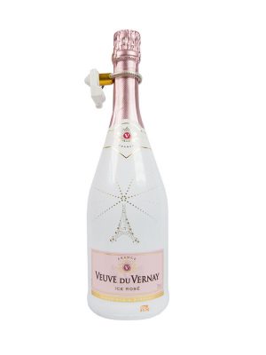 Игристое полусладкое вино Veuve Du Vernay Ice Rose 0.75L (France)