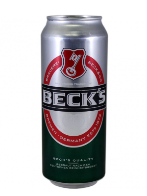 Пиво в банках Beck's 0.5L (24 шт) (Germany)