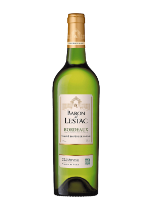 Белое сухое вино Baron de Lestac Bordeaux Blanc 0.75L (France)